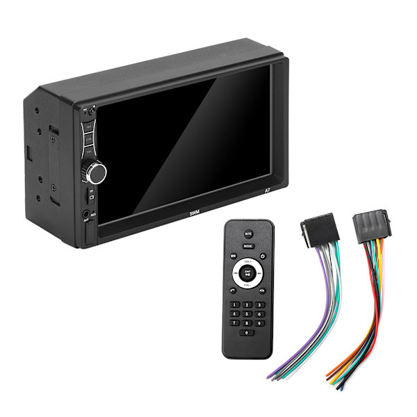 7in bil multimedie MP5-afspiller lyd stereo radio skærm digitalt display A7 Bluetooth 12V