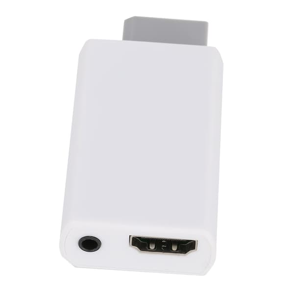 High-Definition Multimedia Interface-omformer 3,5 mm lydvideo for spillkonsoll Hvit