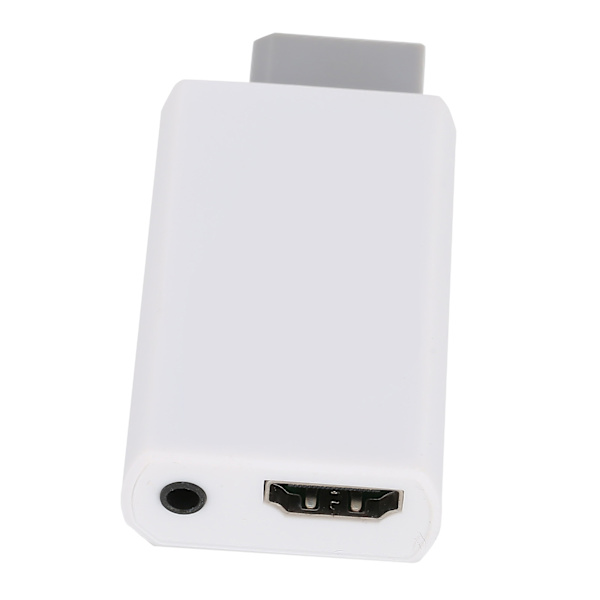 High-Definition Multimedia Interface-omvandlare 3,5 mm ljudvideo för spelkonsol Vit