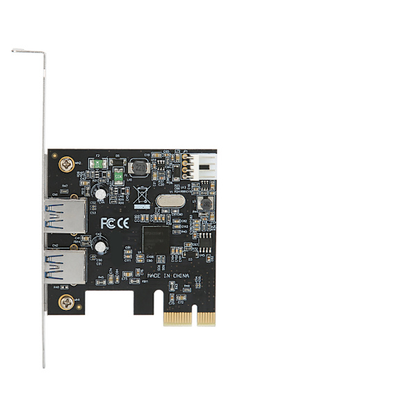 USB3.0-laajennuskortin 2-porttinen 5Gbps-nopeus PCIE-levytietokoneen nopea muunnossovitin