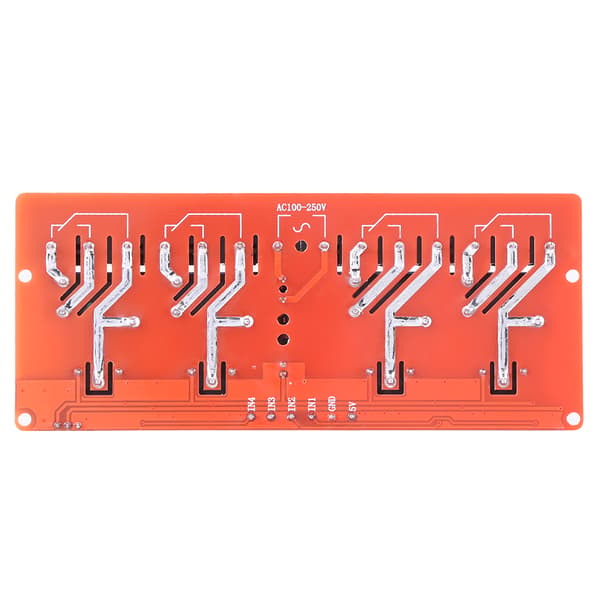 AC 100-250V 30A 4-kanals relæ høj lav niveau trigger modul
