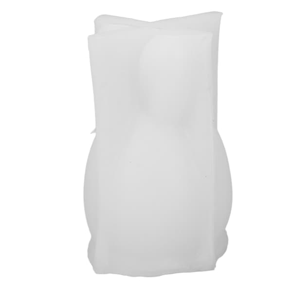 Silikone lysform 3D kaninform nem frigivelse genanvendelig lysfremstillingsform til DIY lys sæbe påske