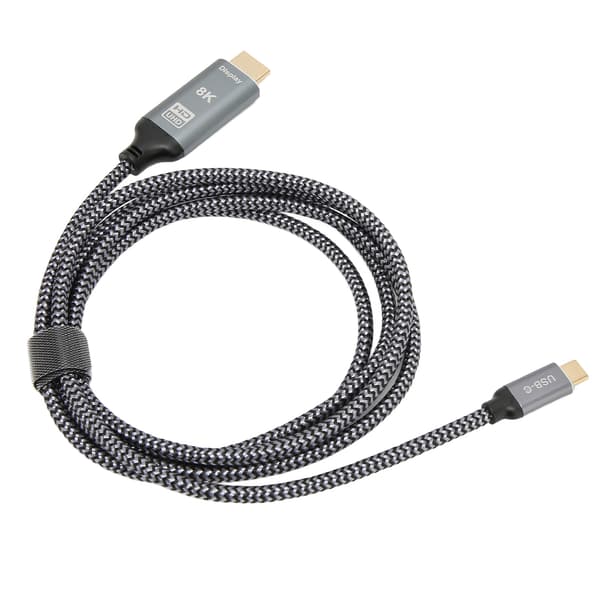 8K USB C till HD Multimedia Interface Adapterkabel Hane till Hane USB3.1 Typ C till HD Multimedia Interface Kabel