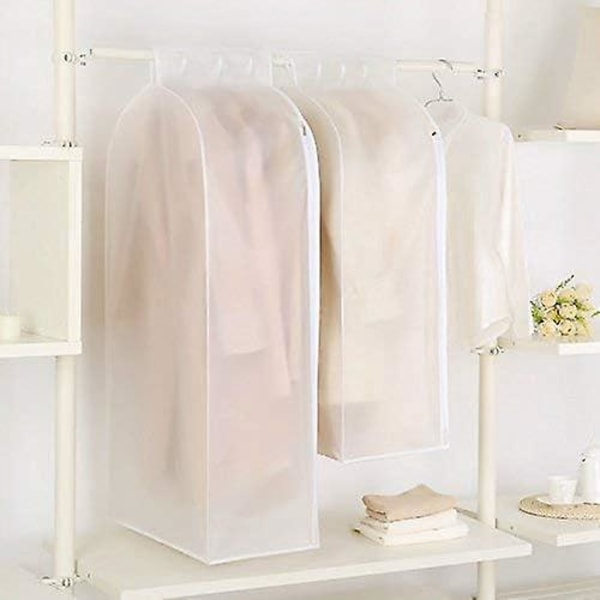 Universal vandtæt gennemsigtig støvtæt tøjbetræk Beklædningstaske til skjortedragt - Beskytter tøj og garderobe