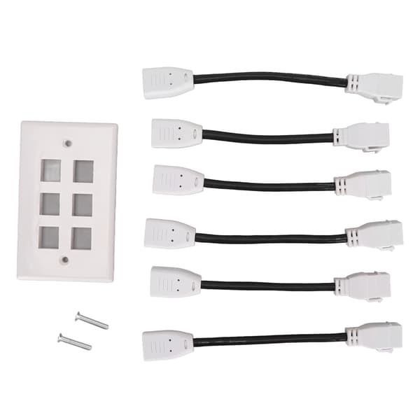 Väggplatta för HD Multimedia Interface med hona till hona HD Multimedia Interface Pigtail-kabel för videosystem