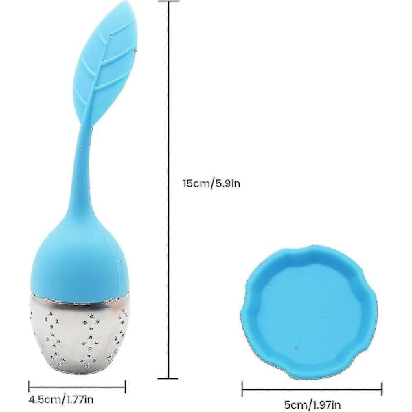 7 stk. te-infuser i rustfrit stål