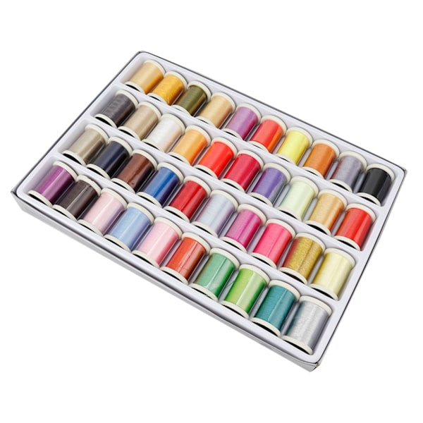 40 st broderimaskin tråd DIY tråd 280m 135D/2 för flera ändamål