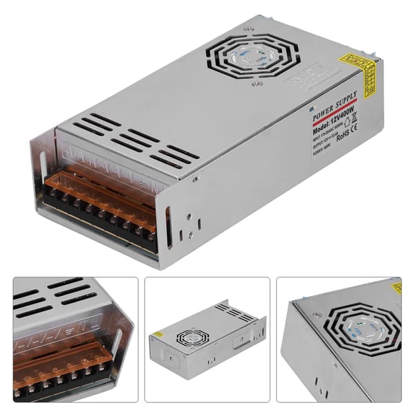 YY‑400‑12 Regulert strømforsyningsdriver AC 220V til DC 12V 400W 33.4A for sikkerhetssystem