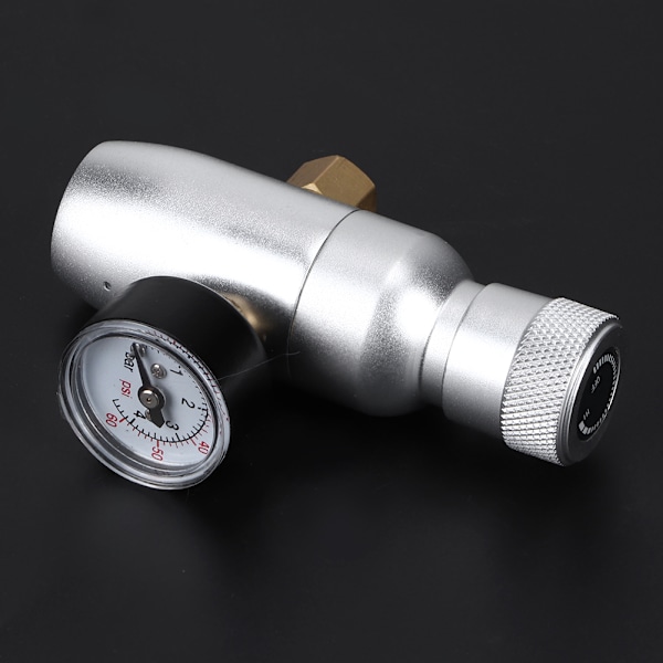 Mini CO2 gassregulator trykkreduksjonsventil CO2 laderadapterventil bryggeutstyr