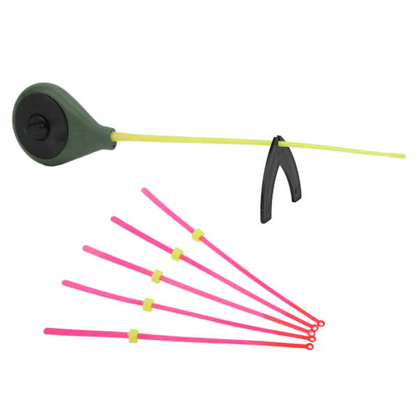 Mini isfiskestang med topspids, bærbar fiskegrej til vinterfiskeri 18 cm
