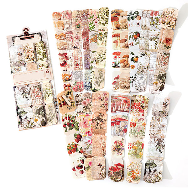 36 st Journal klistermärke papper självhäftande klistermärke tecknad design söt utsökt Journal papper dekor för heminredning blomma