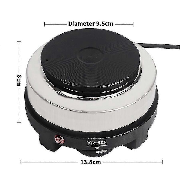 Mini Elektrisk Spis Varm Platta Kokplatta Multifunktion Kaffe Te Värmare Mocka Mjölk Tillverkningsugn 500w-B16