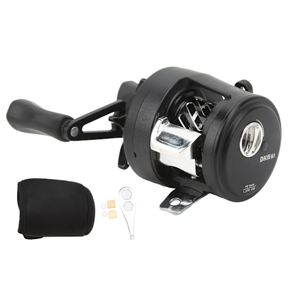 DKS Vann Dråpe Baitcasting Snelle Langdistanse Lokkefiske Trommel Hjul Mikro Objekt Baitcaster Fiskesnelle DKS51 Venstre Hånd