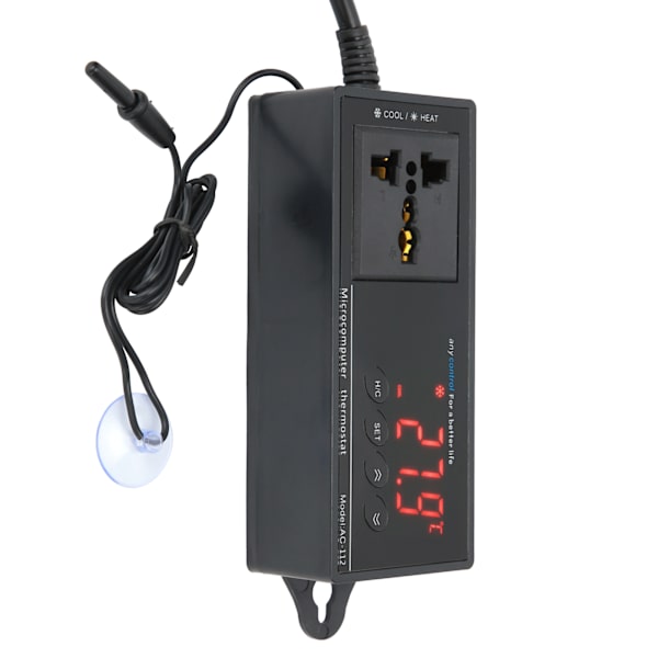 Digital temperaturregulator termostat för reptilinkubator växthus akvarium EU-kontakt 220V