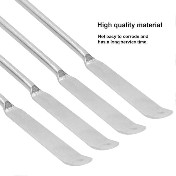4 stk. Håndverktøy i lær Rustfritt stål Dobbelthodet Limstift DIY Lærverktøy