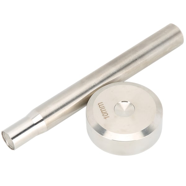 10mm Dobbeltsidet Nitte Punch Læderhåndværk Knap Installationsværktøjssæt Base Kit