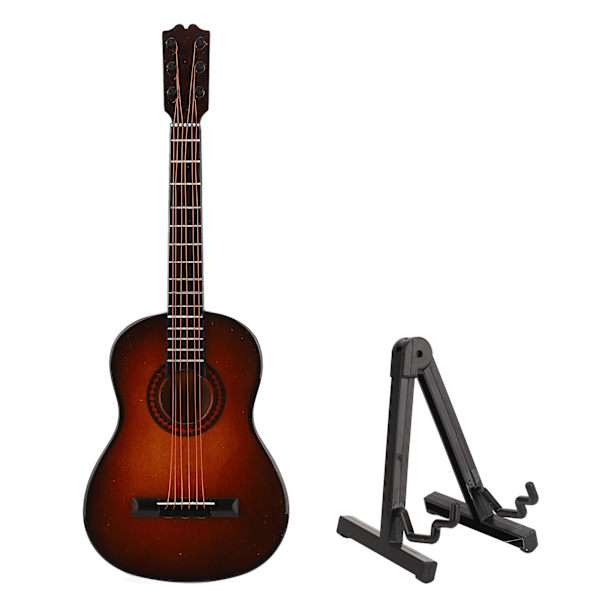 Miniatyyrikitaramalli, hieno bassopuusta valmistettu minielectrokitaran koti-instrumenttikoristeluun, 7,9 tuumaa