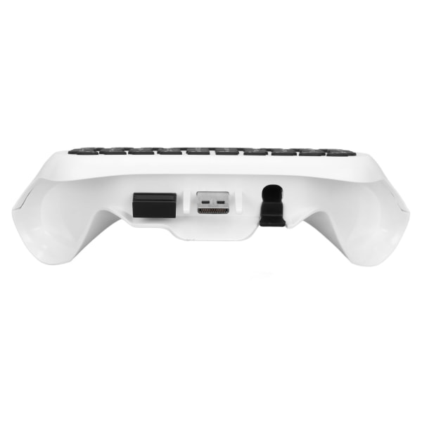 Spilcontroller-tastatur 2,4 GHz spilkonsol-tastatur med lyd og headset-stik til Xbox Series X Series S One S White White