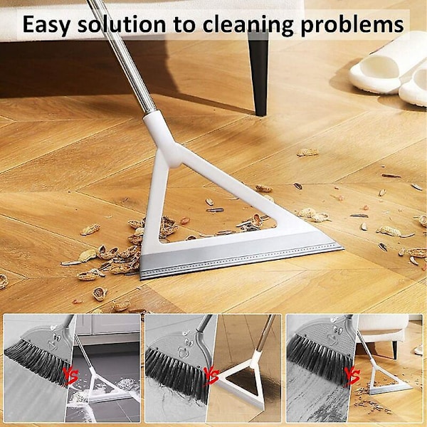 Silikon Magisk Kost Teleskopisk Kost 2 i 1 for Gulv Vinduer Fliser Glassgulv 99cm