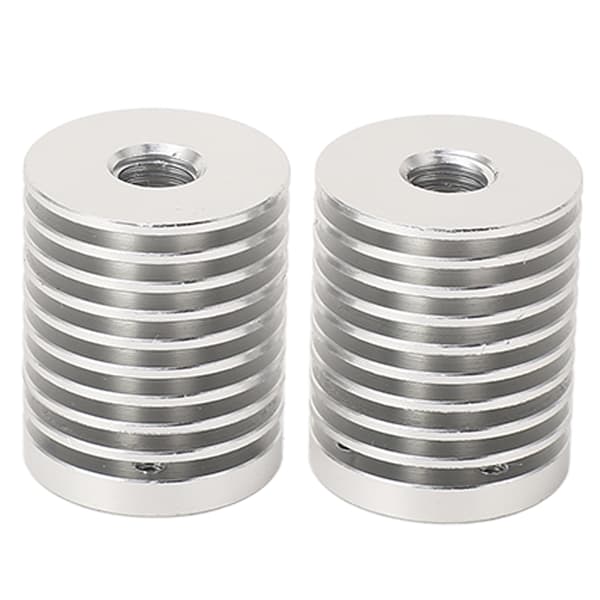 2 stk. Hotend køleplade V6 ekstruder aluminium køleplade til Voron 0.1 0.2 3D-printer