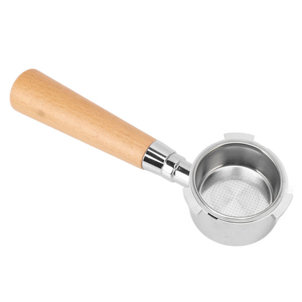 Kaffe Bottenlös Portafilter 3 Öron Ultra Fint Porfilter Ergonomisk Avtagbart Bottenlöst Handtag för Kaffebutik
