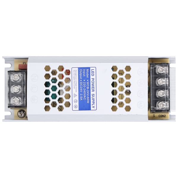 LED strømforsyning byttedriveradapter ultratynn lang stripe transformator lysboks reklame (WCB24V60W)