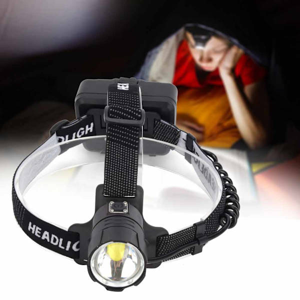P70 4000LM Hög ljusstyrka USB Laddning Zoombar Stor Power Strong Light Pannlampa