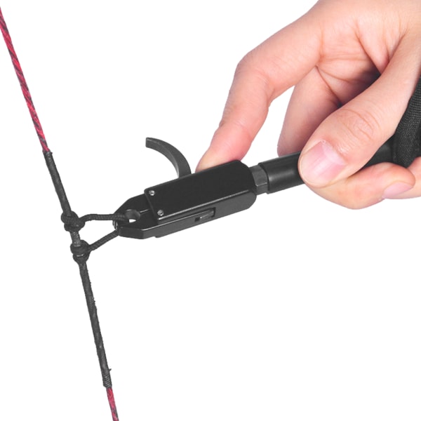TP410 Utendørs bueskyting Utløser Caliper Håndleddsstropp Avtrekker Skyting Jaktpiler Force for Compound BowBlack