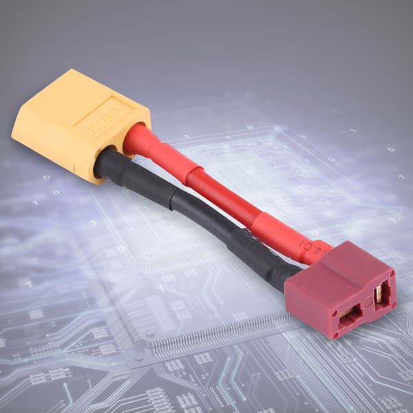Deans Style T Stik Hun til XT60 Han Stik Adapter Kabelledning til RC Batteri ESC Oplader