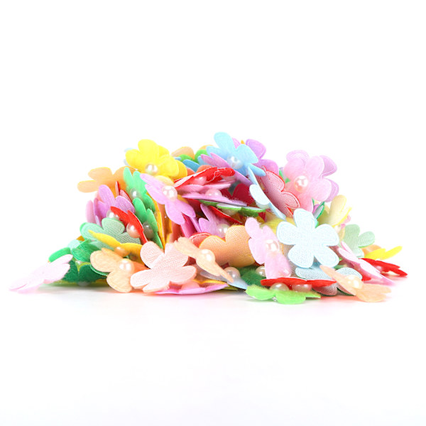 200 stk. Mini Craft Blomster med Ti-farvet Blandet Bløde Daisy Blomster Perfekt til Hånd Ledger DIY Tilbehør Håndværk