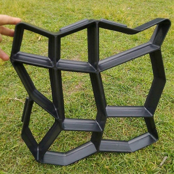 43x43cm Beton Uregelmæssig Belægningsform til Sti Maker Plast Belægningsform til Belægning Indkørsel Have Terrasse Dæk Sti Sten