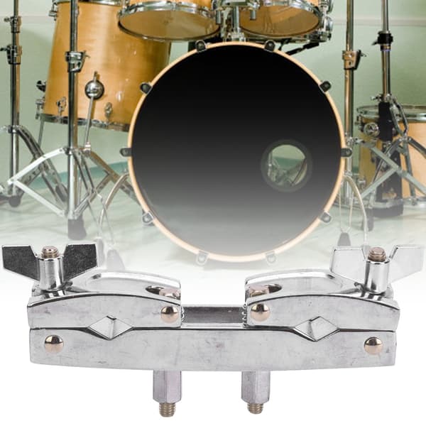 WC50 Trommesett Klemstang Multifunksjon Sølv Aluminium Legering Brakett Klipsstang