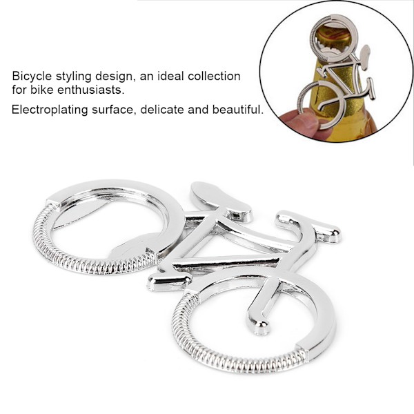 Metal Cykel Öl Flasköppnare Bröllop Souvenir Party Present