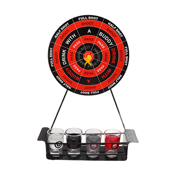 Mini Dart Set för Dryckesspel - Magnetiskt Dart Spel med Glas