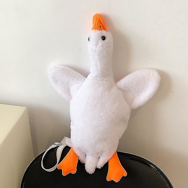 Sööt Cartoon-Plush-Ankka Nuken Olkalaukku Naisille - 2022 Uusi Ristiriimuinen Laukku