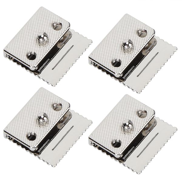 4 Set Metall Dekorativt Spänne Karaktär Läder Varor Bagage Jeans DIY TillbehörSilver B01-51-52065