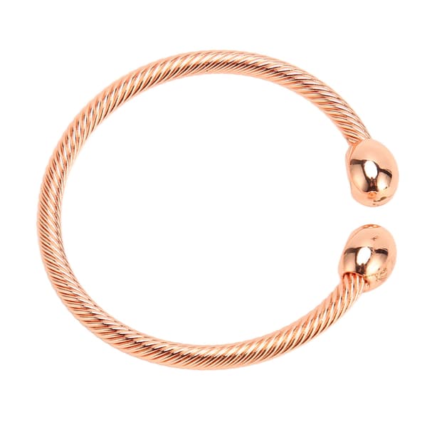 Magnetterapi bantningsarmband tvinnad kabelarmring män kvinnor hälsa välbefinnande armband