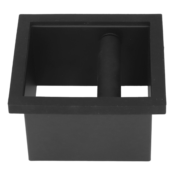 Coffee Knock Box Grounds Avfallsbehållare Bottenlös inbäddad platt mun rostfritt stål