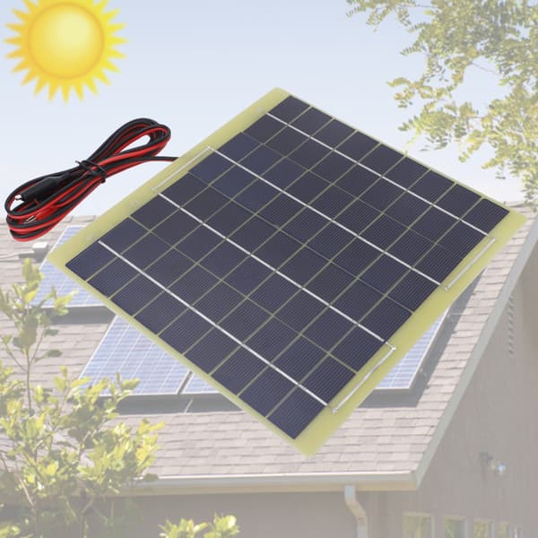 6W 18V bærbart solcellepanelmodul for hagelys, gatelys, reklamelamper, lite solsystem