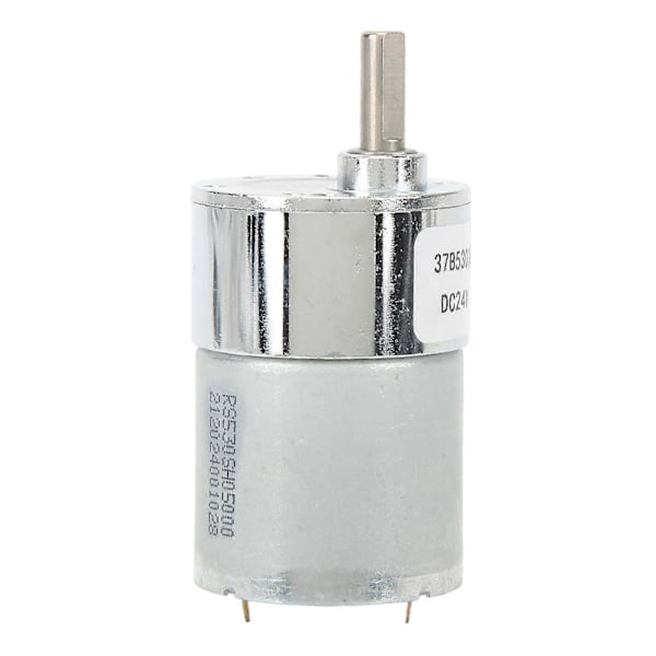 DC Reduktionsmotor 37B530 300RPM Aluminiumlegering DC Växelmotor kompatibel med Hemautomation DC24V