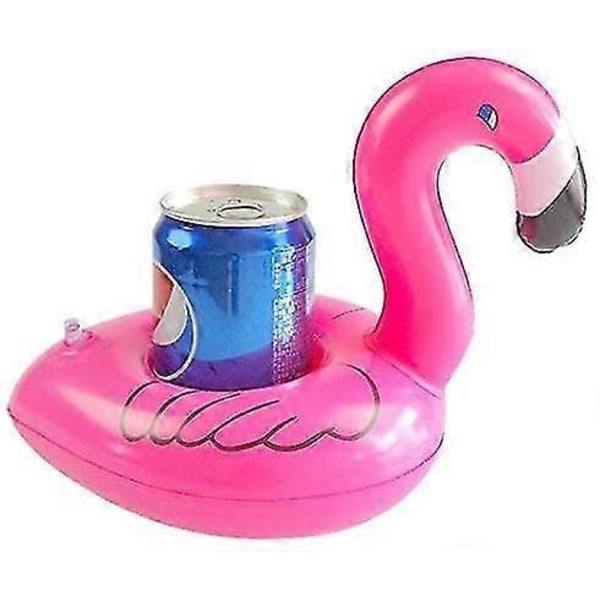 Oppustelig Flydende Flamingo Drikkeholder 12 Pak