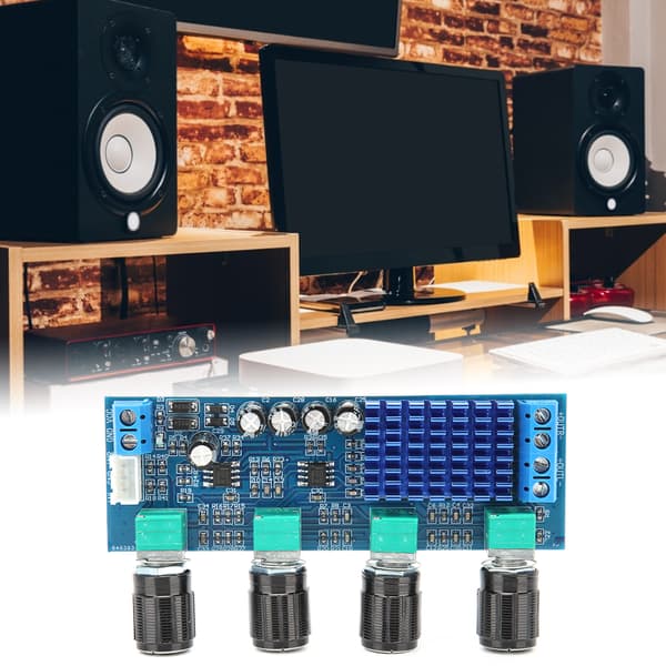 M577 Dobbel 80W Høyeffekts Doble Lydkanaler Stereo Digital Lydforsterkerkort