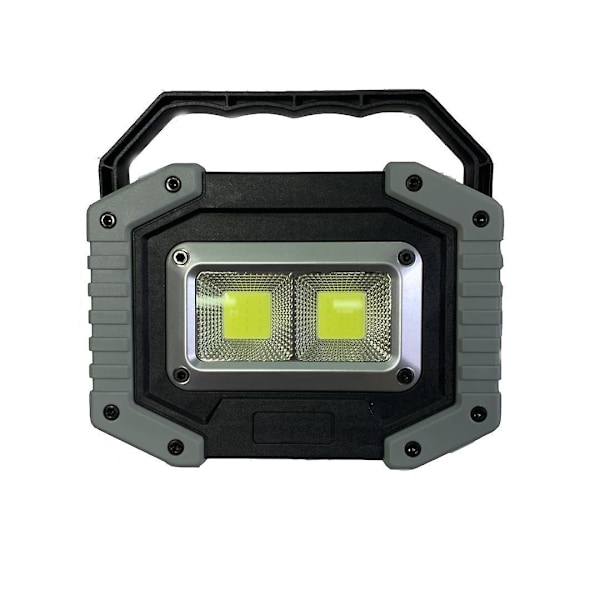 30W Genopladelig LED Spotlight Byggeplads Arbejdslampe COB Bærbar USB LED Spotlight til Camping, 3 Tilstande (1 stk)