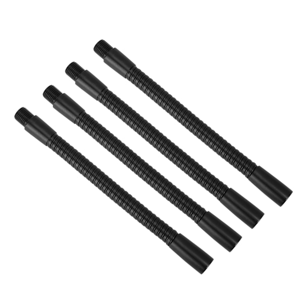 4 kpl hanhenkaula letku alumiini 10mm kaliiperi joustava pöytävalaisin letku valaistusliittimet 15cm