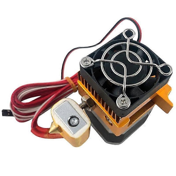 MK8 Extruder Hotend Kit med 0.2/0.3/0.4/0.5mm Munstyckestryck