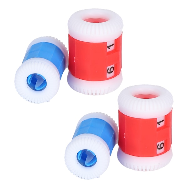 Plast Stickräknare Stickning Virkning Stygnmarkör Rad Ring Symaskin Tillbehör Färg (2xL 2xS )