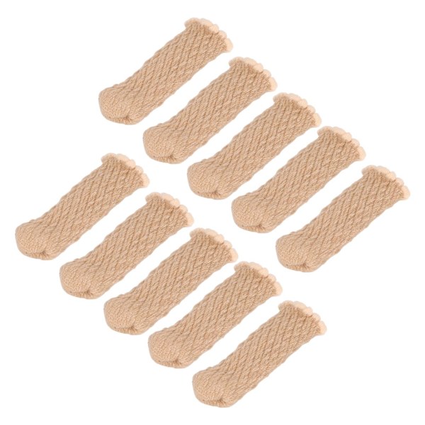 20 st stolskydd i akrylmaterial, stretchiga, minskar buller, ger skydd, lätta att flytta, 10,5 cm/4,1 tum fotöverdrag