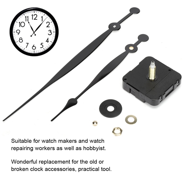 Högprecision Timminutvisare Quartz Clock Movement Motor Kit DIY-klockatillbehör
