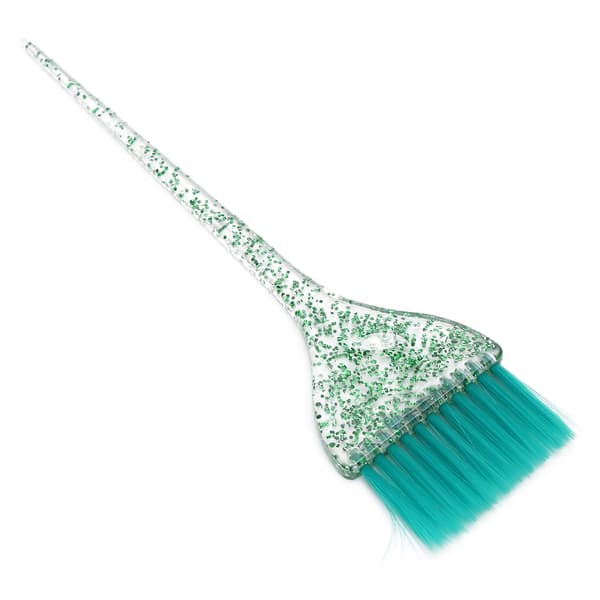 Glitter Håndtak Hårfargebørste Utsøkt Hårfargingsbørste Barberbutikk Tilbehør Grønn