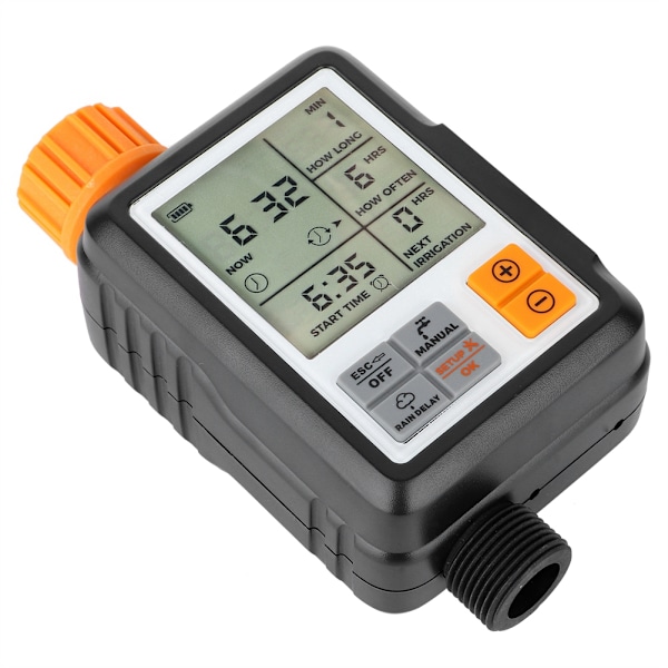 Automatisk smart LCD-display elektronisk havevandingstimer vandingsanlæg controller